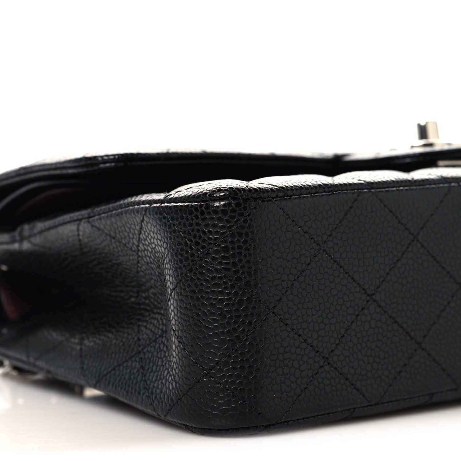 Chanel Caviar Quilted Medium Double Flap Black 9 of 14