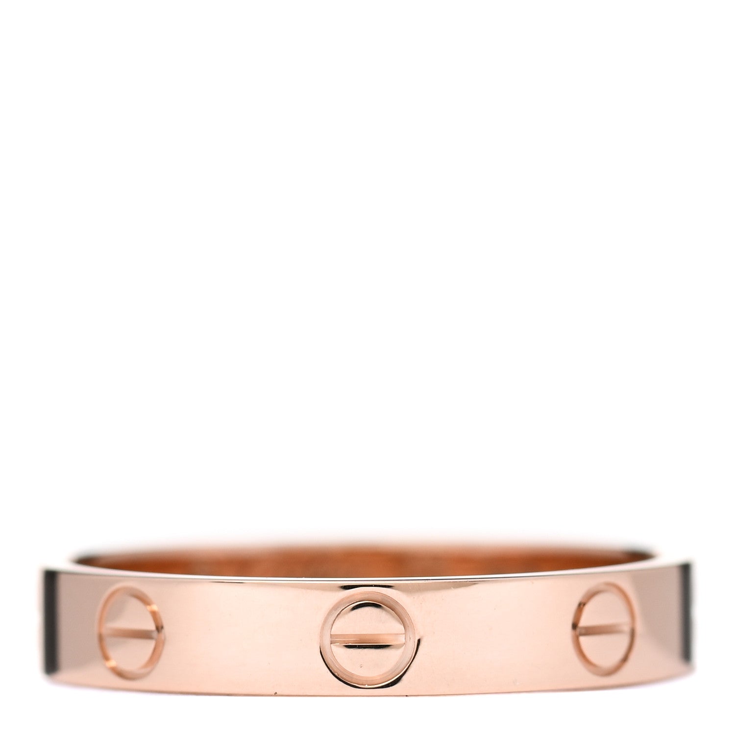 Cartier 18K Pink Gold 3.5mm LOVE Wedding Band Ring 58 8.5 1 of 5