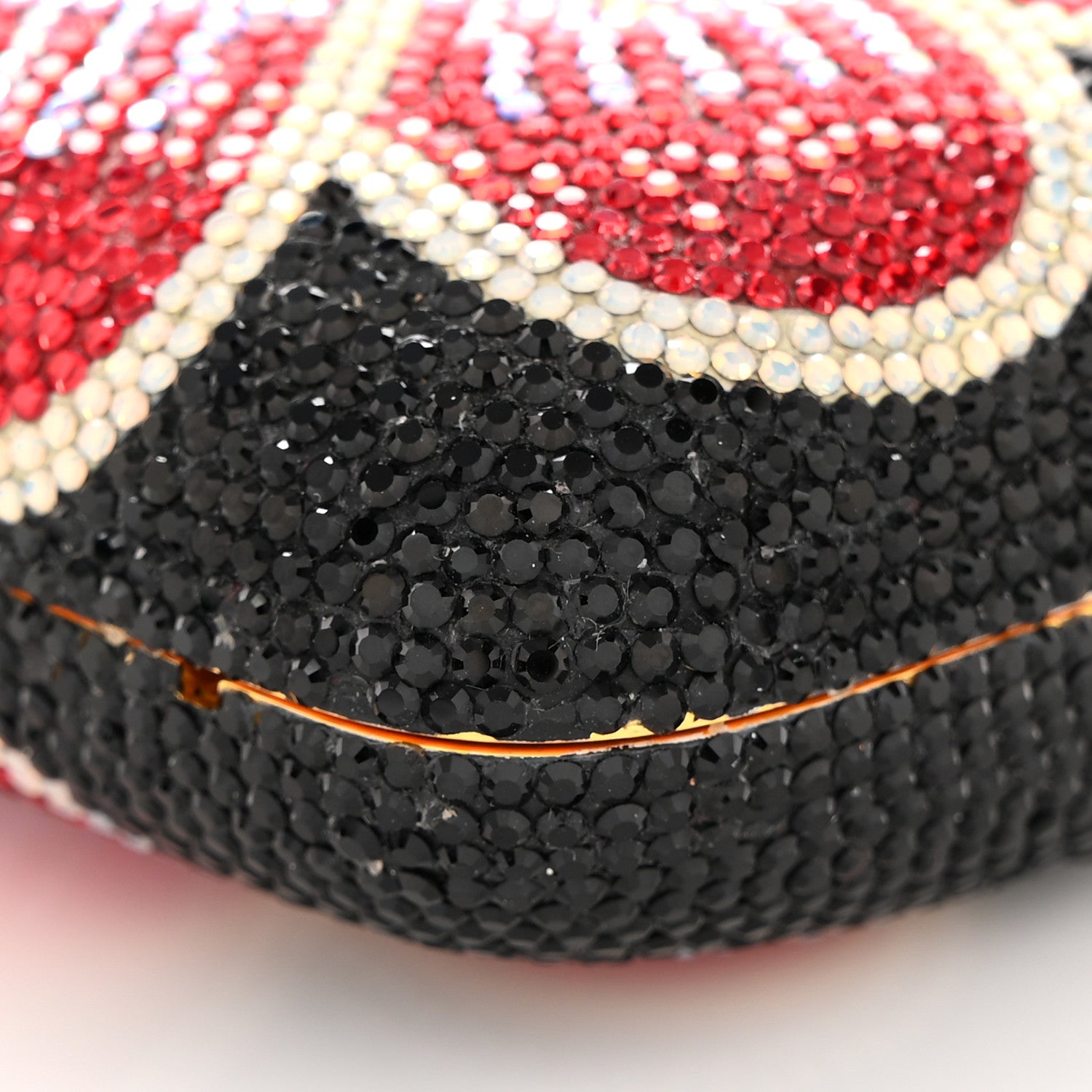 Judith Leiber Swarovski Crystal Floral Miniaudiere Clutch 8 of 11