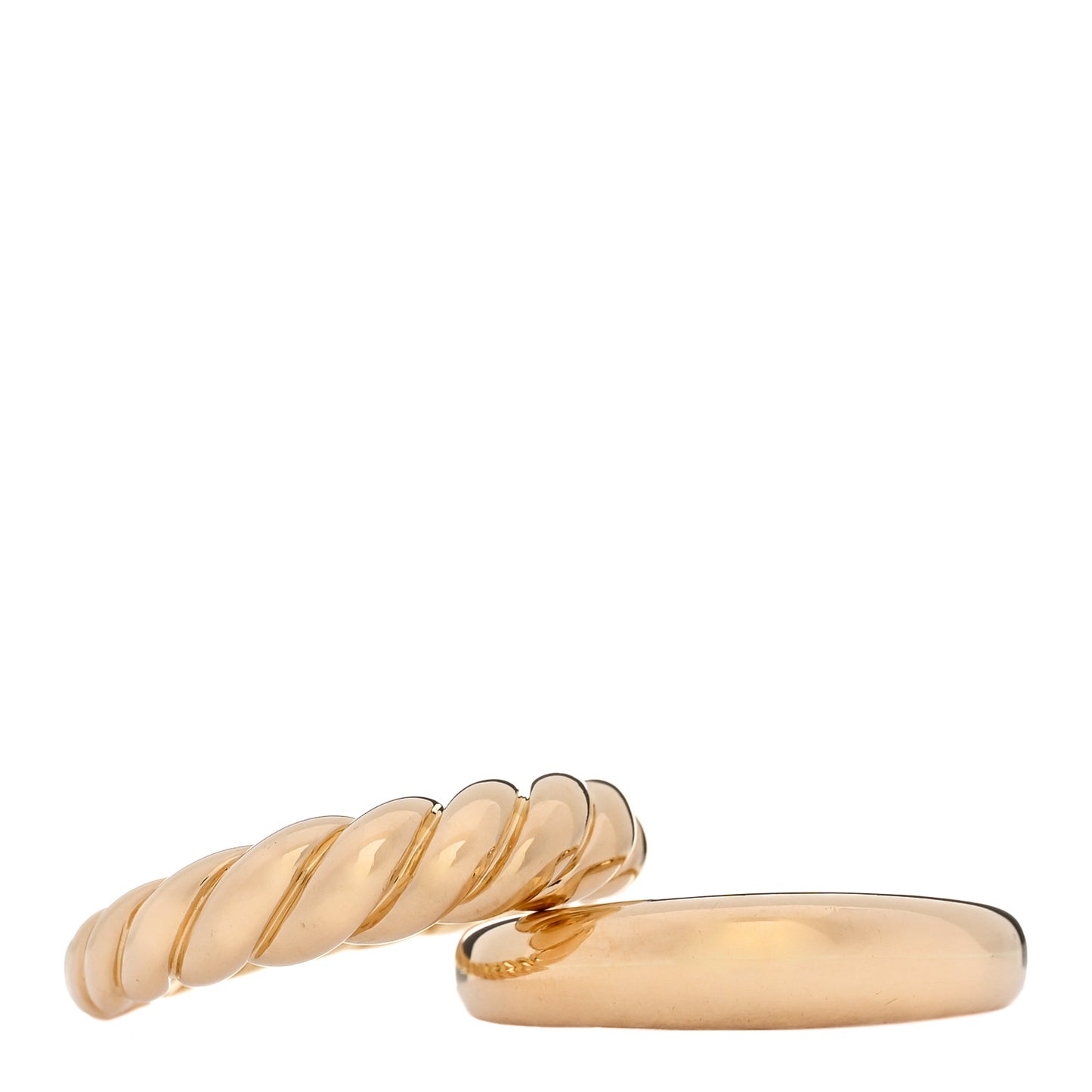 18K Yellow Gold Pure Form Stack Rings 60 9