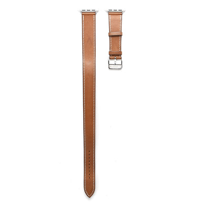 Hermes Barenia 40mm Apple Watch Double Tour Band Fauve 2 of 16