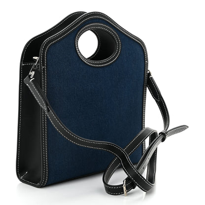 Burberry Denim Smooth Calfskin Mini Pocket Bag Blue 2 of 9
