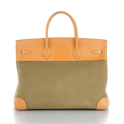 Hermes Natural Barenia Toile Birkin 40 4 of 32