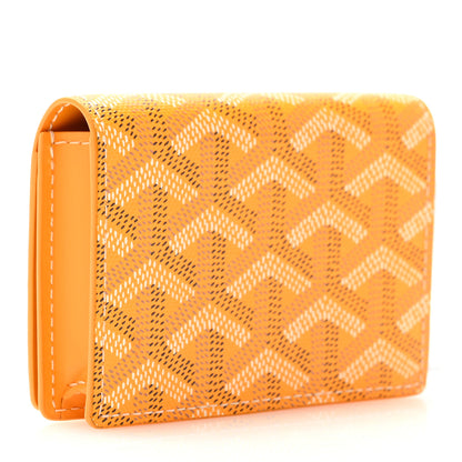 Goyard Goyardine Business Card Holder Yellow 3 of 9