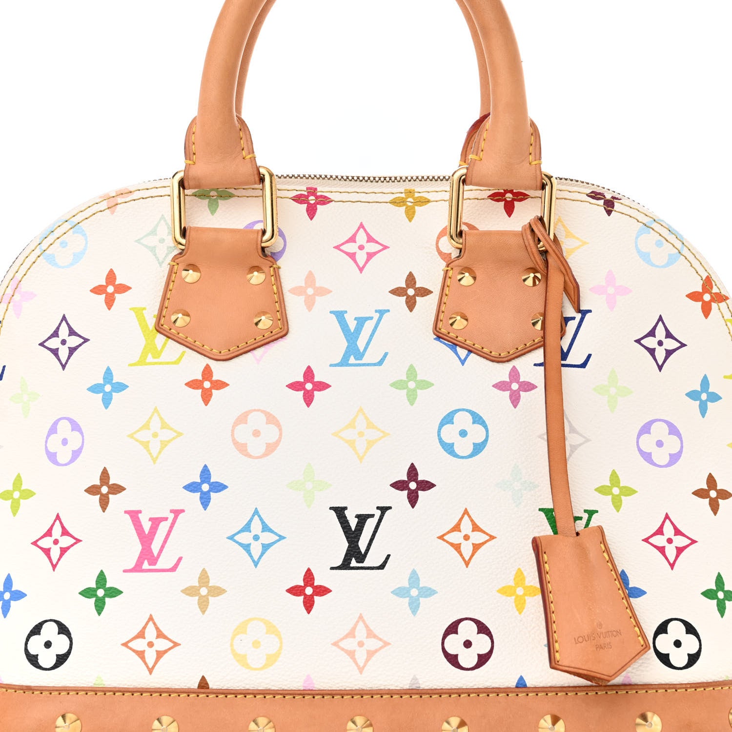 Louis Vuitton Monogram Multicolor Alma PM White 8 of 12