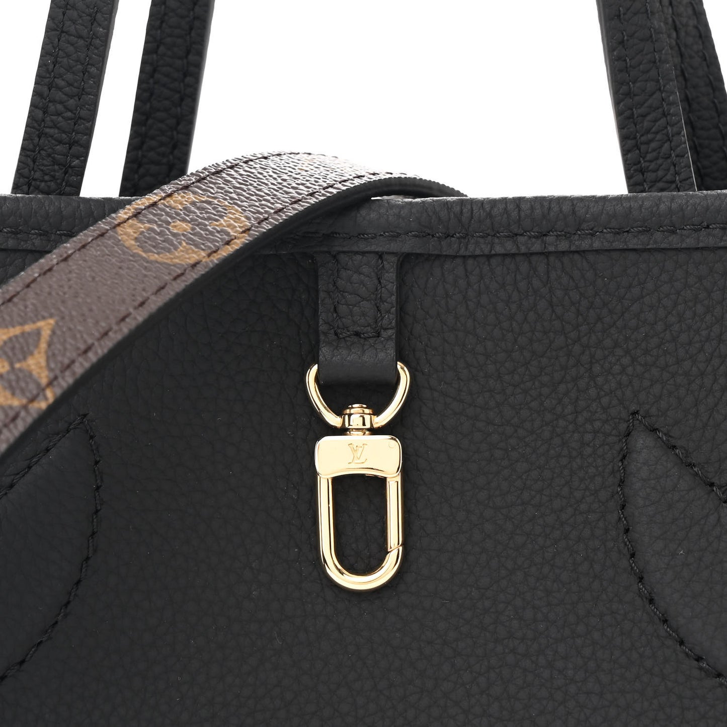 Monogram Neverfull Inside Out Bandouliere BB Black