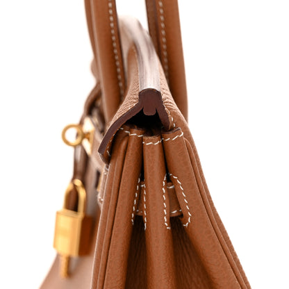 Hermes Togo Birkin 25 Gold 11 of 13