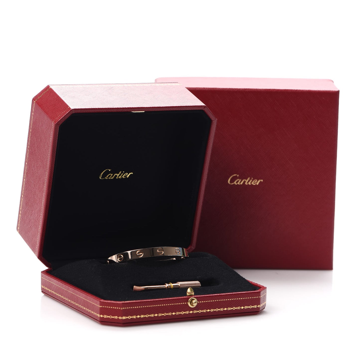 18K Pink Gold LOVE Bracelet 16