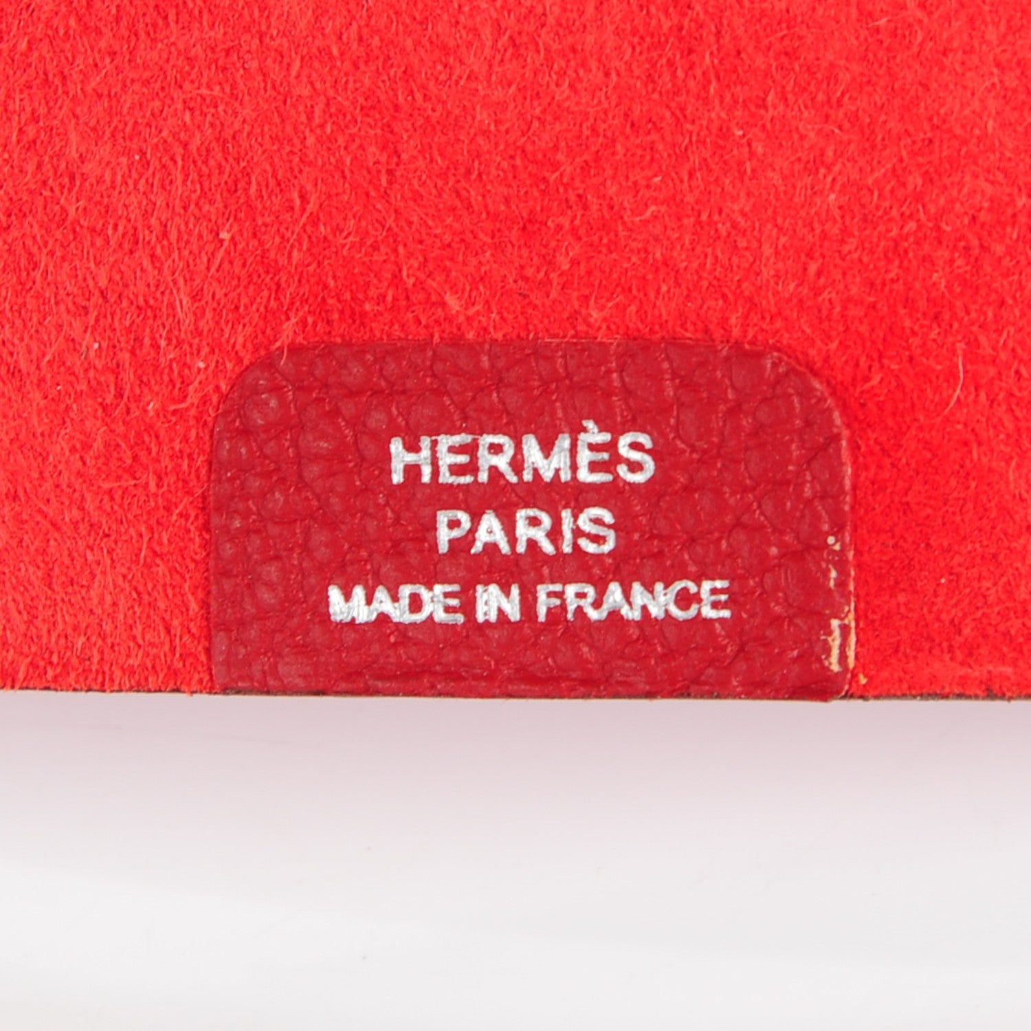 Hermes Togo Ulysse PM Notebook Cover Rouge Garance 6 of 7