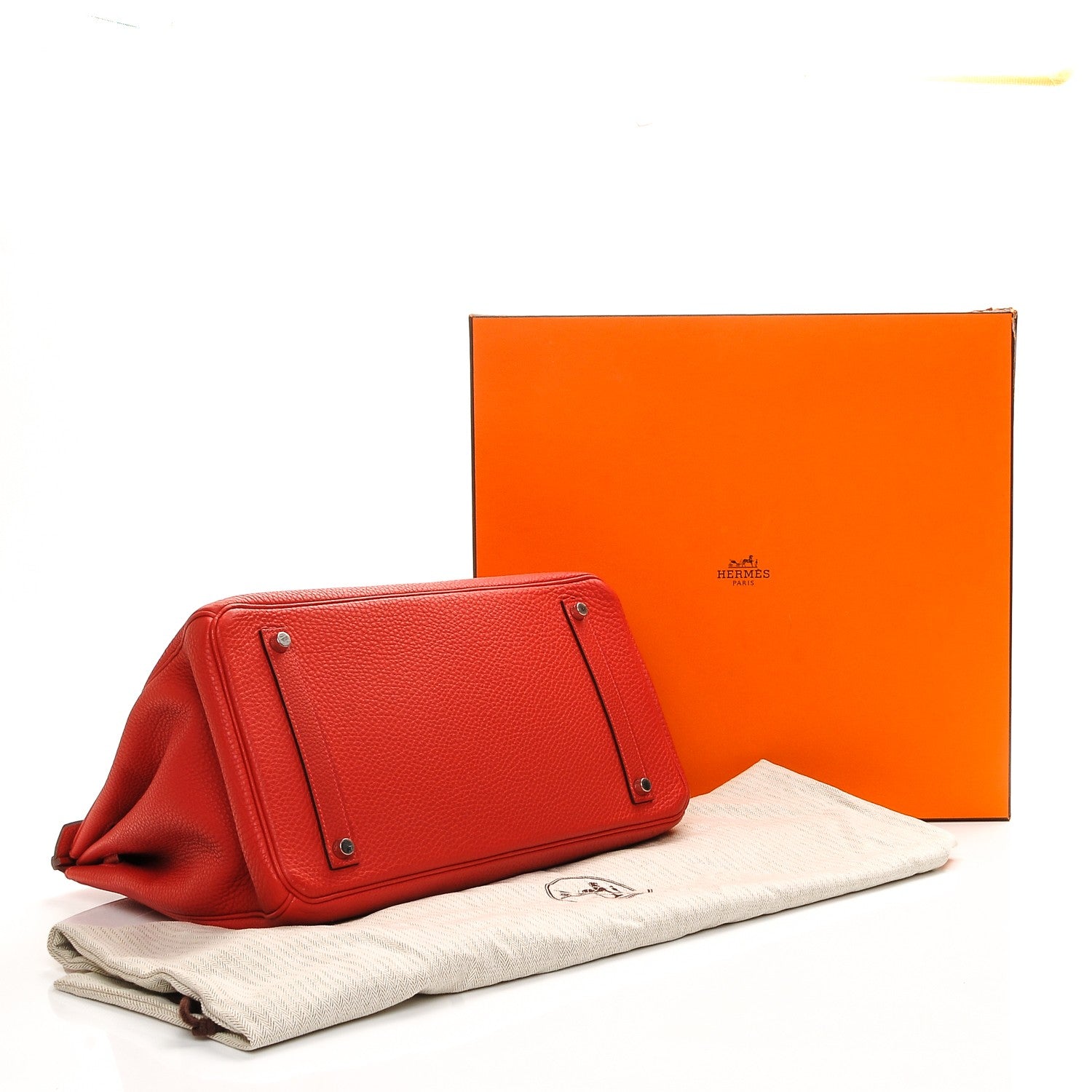 Hermes Togo Birkin 35 Rouge Casaque 11 of 23