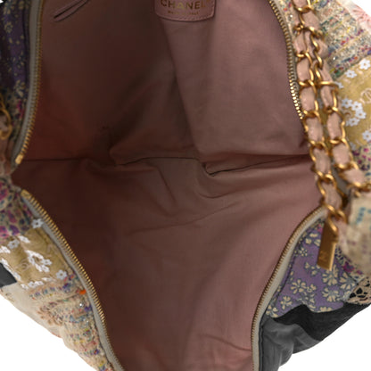 Chanel Fabric Patchwork Hobo Pink 8 of 11