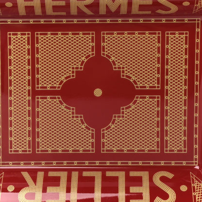 Hermes Porcelain Sellier Change Tray Rouge Or 4 of 6