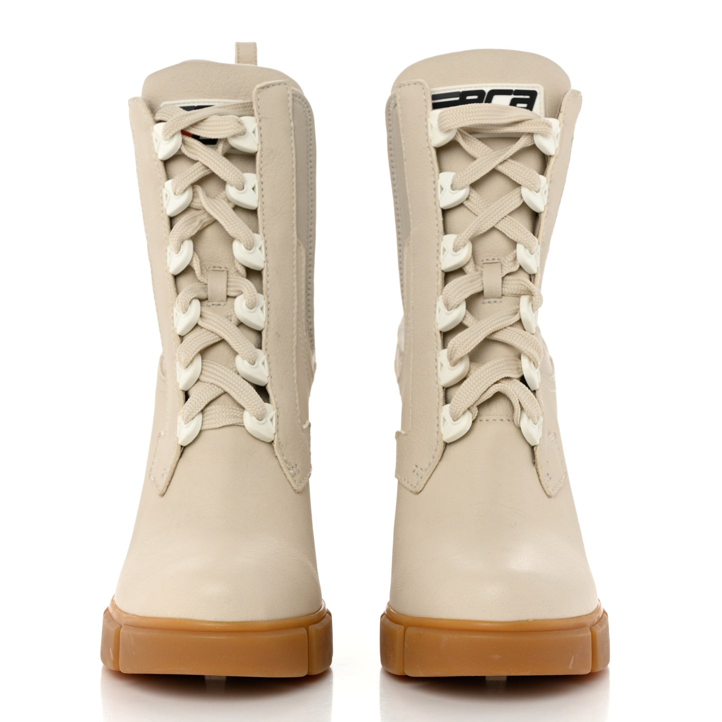 Buffalo Neoprene Lace Up Chelsea 110mm Ankle Boots 39.5 Talco