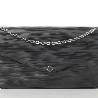 Louis Vuitton Epi Pochette Felicie Black 12 of 14