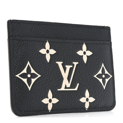 Louis Vuitton Empreinte Card Holder Black Beige 3 of 7