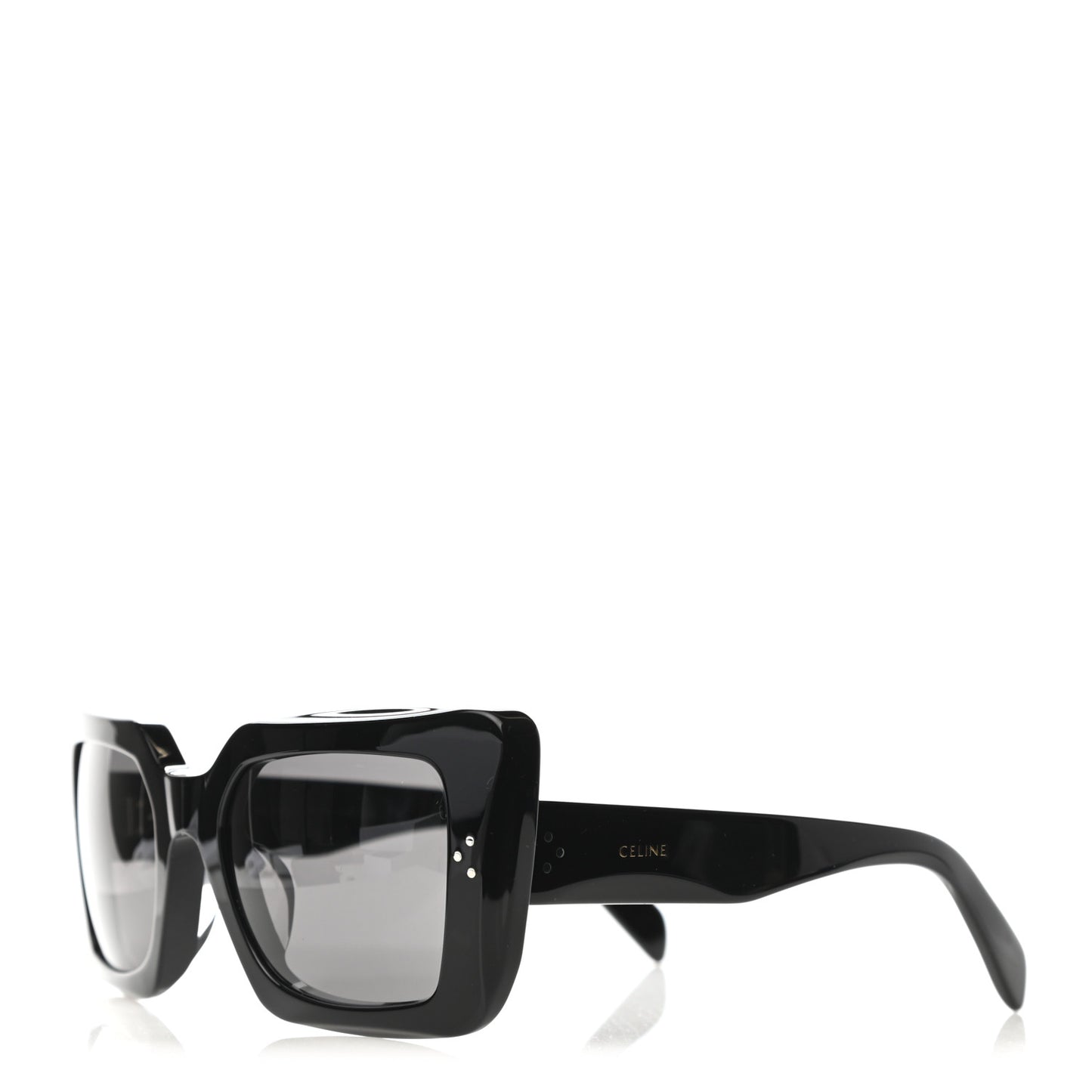 Acetate Square Sunglasses CL40156U Black