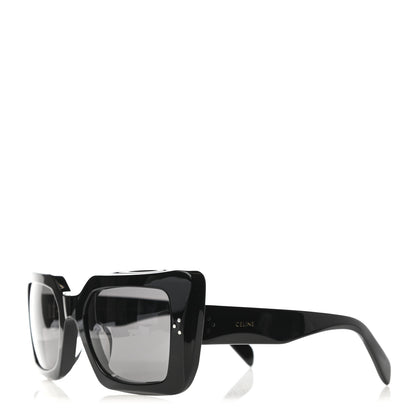 Celine Acetate Square Sunglasses CL40156U Black 1 of 6
