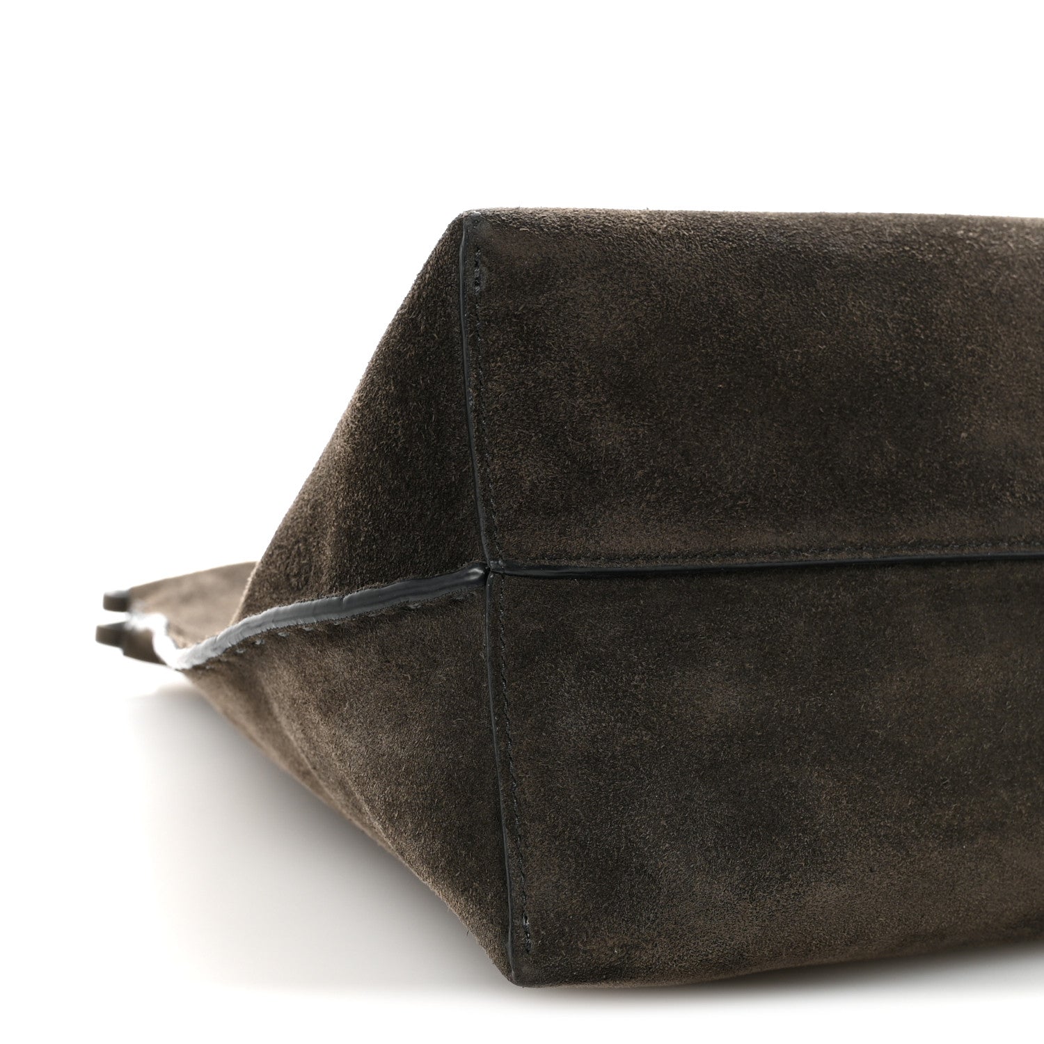 The Row Suede Wander Bag Brown 8 of 9