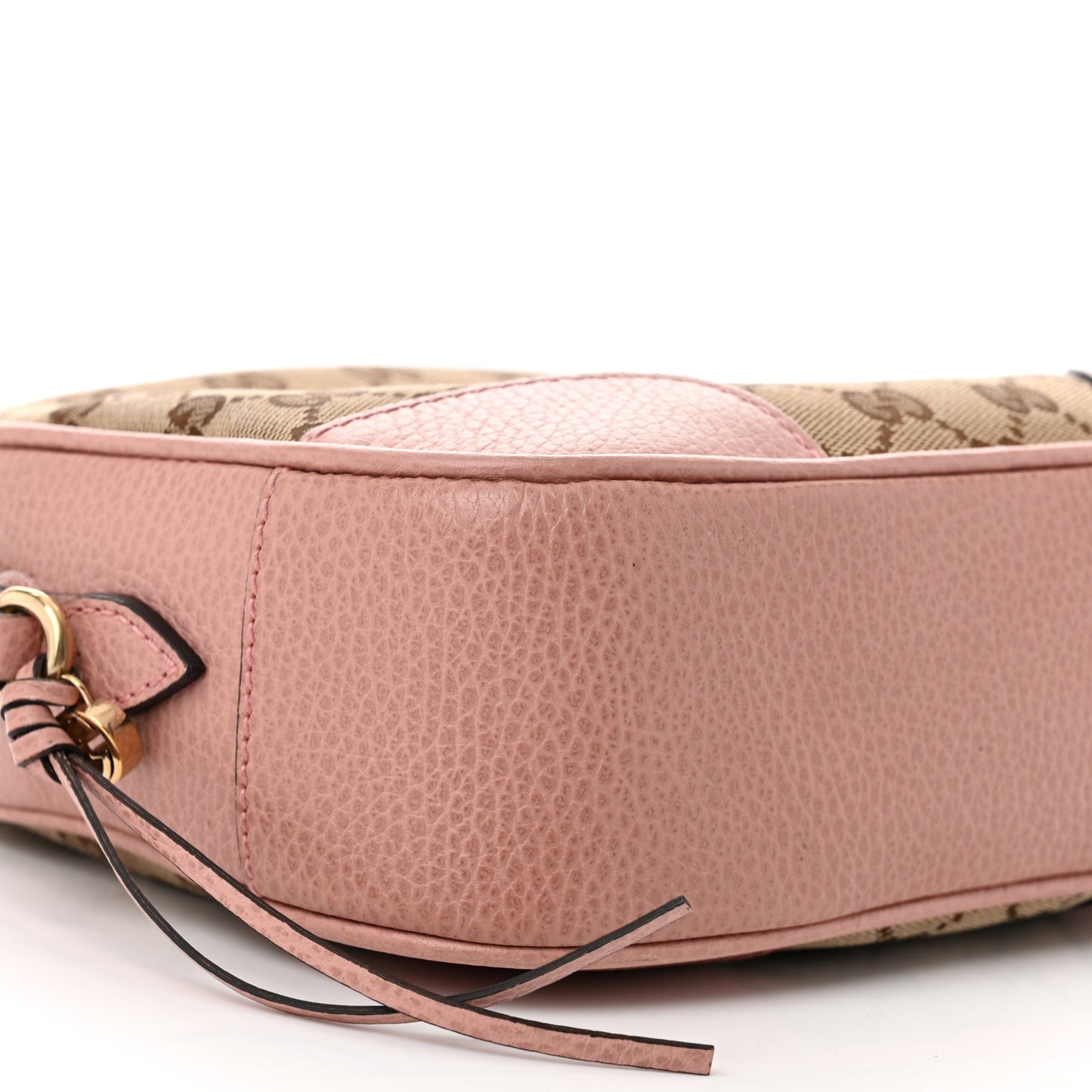 Monogram Mini Bree Messenger Bag Beige Soft Pink