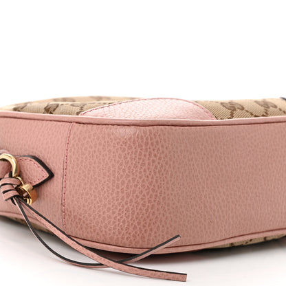 Gucci Monogram Mini Bree Messenger Bag Beige Soft Pink 9 of 10