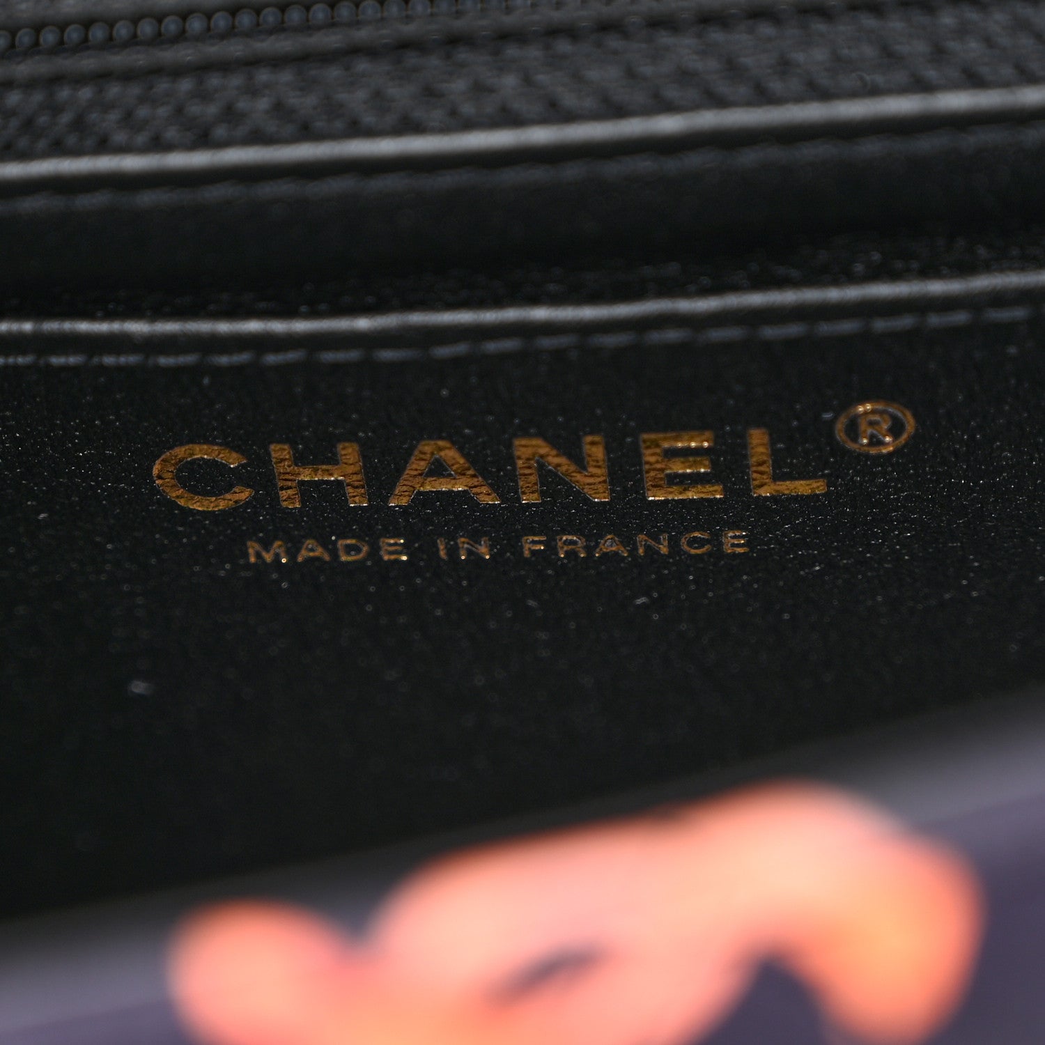 Chanel Printed Fabric Quilted Mini Rectangular Flap Black Pink Blue Yellow Orange 6 of 10