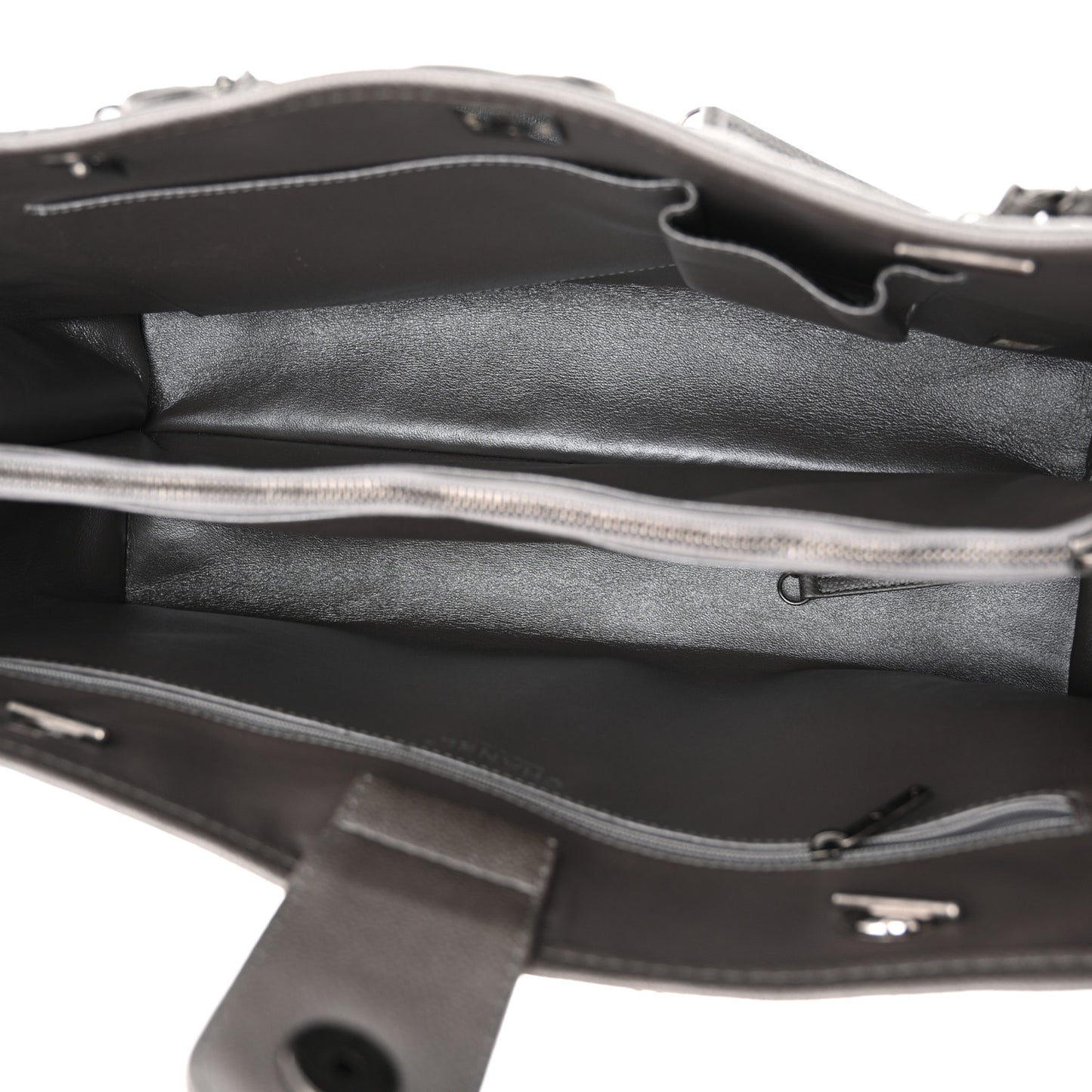 Metallic Caviar Large Be Caviar Tote Grey