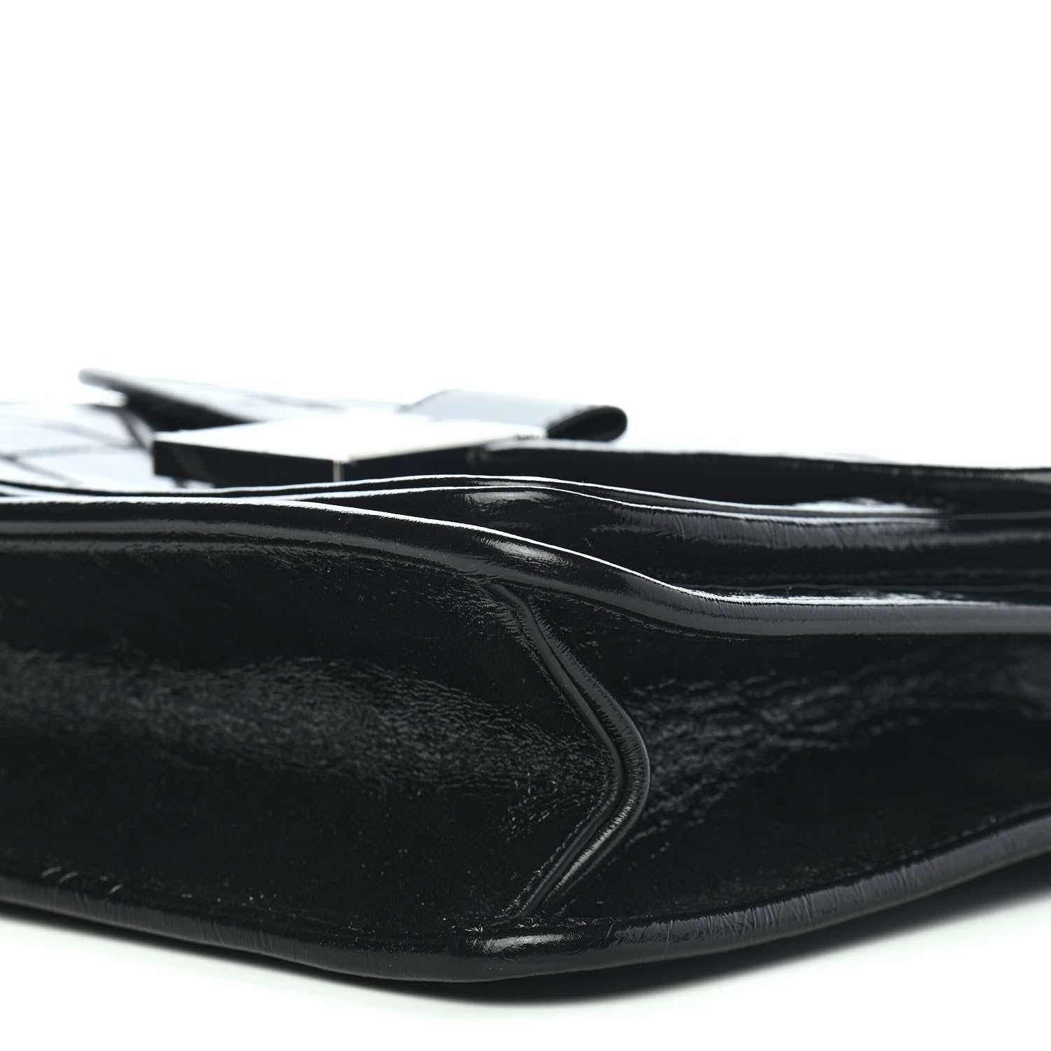 MCM Calfskin Quilted Large Mena Shoulder Bag Black 9 of 9