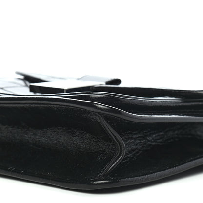 MCM Calfskin Quilted Large Mena Shoulder Bag Black 9 of 9