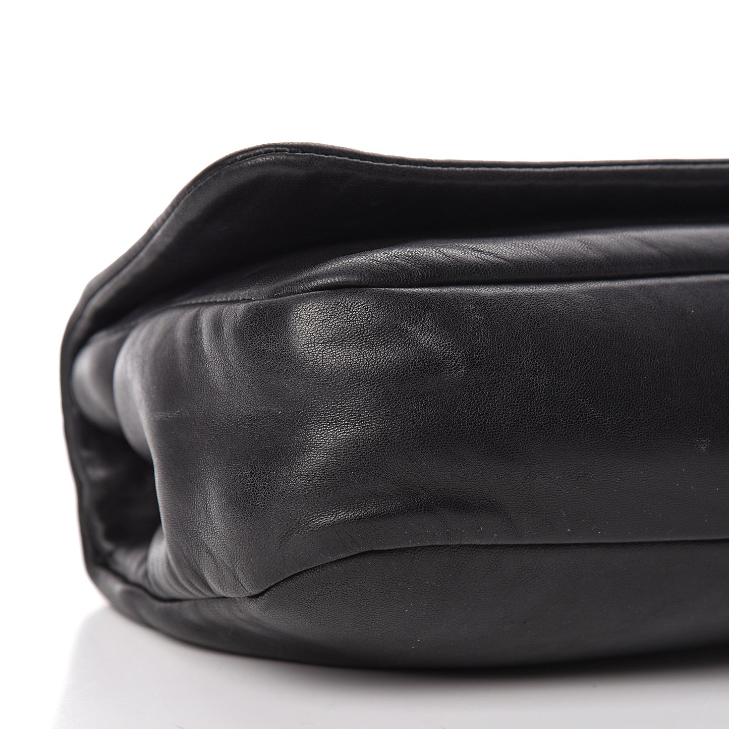 Lambskin Studded CC East West Flap Black