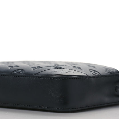 Louis Vuitton Calfskin Monogram Shadow Duo Messenger Black 8 of 9