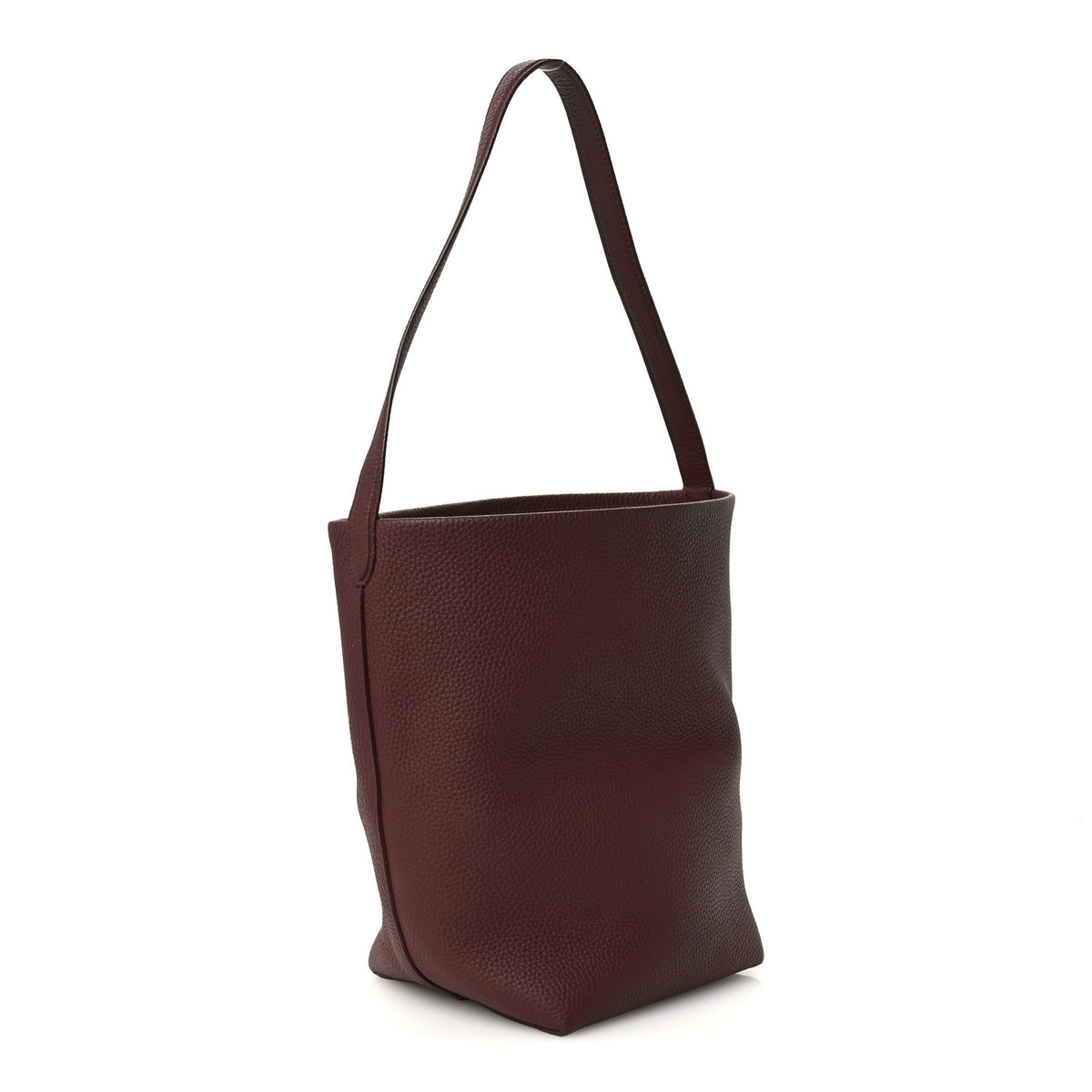Grained Calfskin Medium N/S Park Tote Cognac
