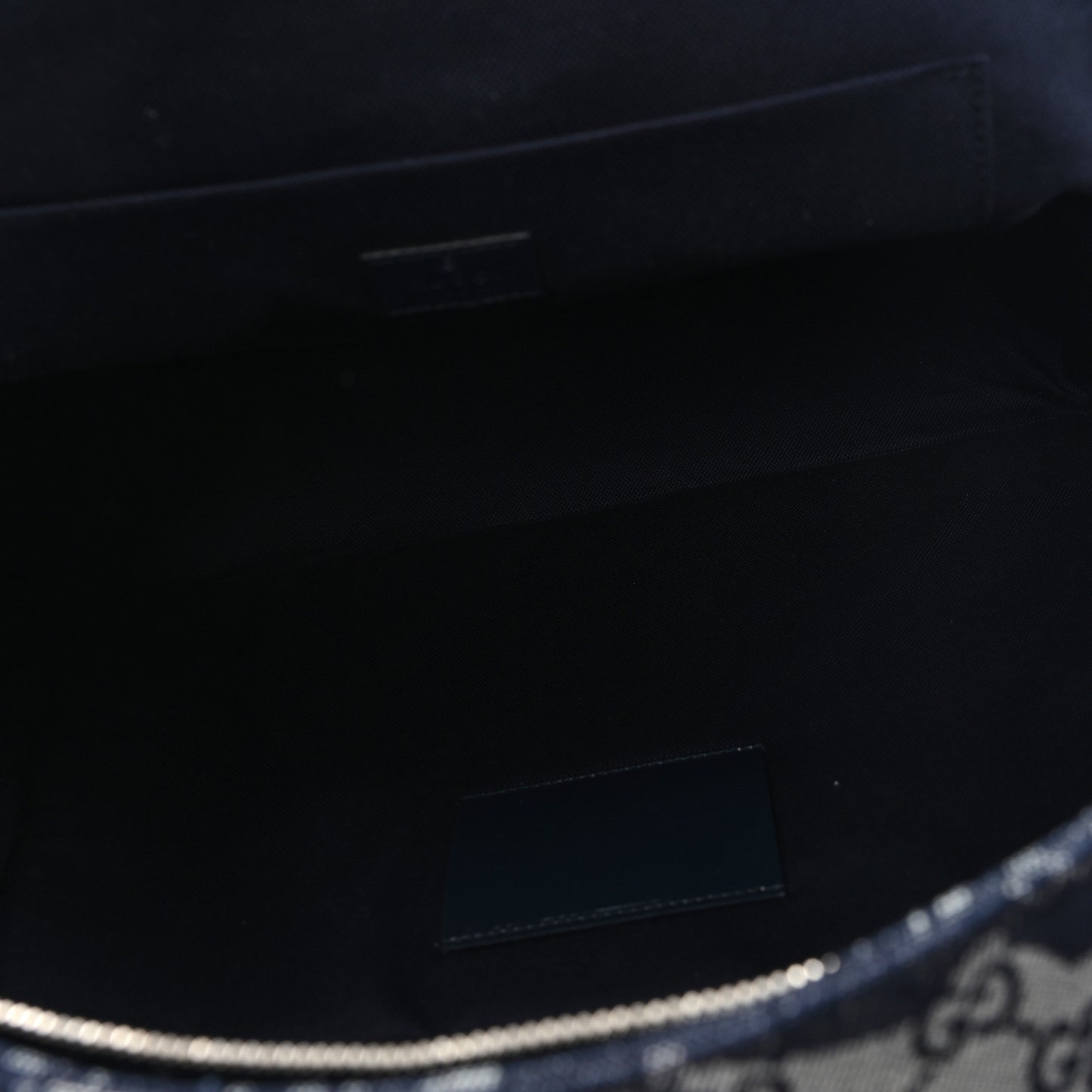 Denim Monogram Camouflage Large Backpack Blue