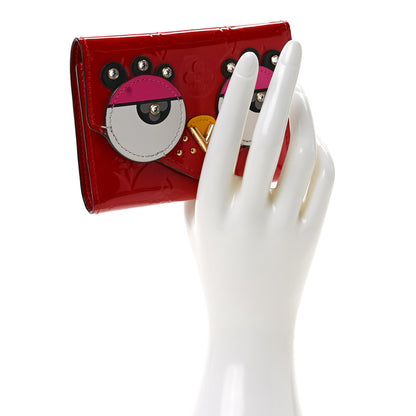 Louis Vuitton Vernis Valentines Bird Victorine Wallet Pomme D'Amour 2 of 7