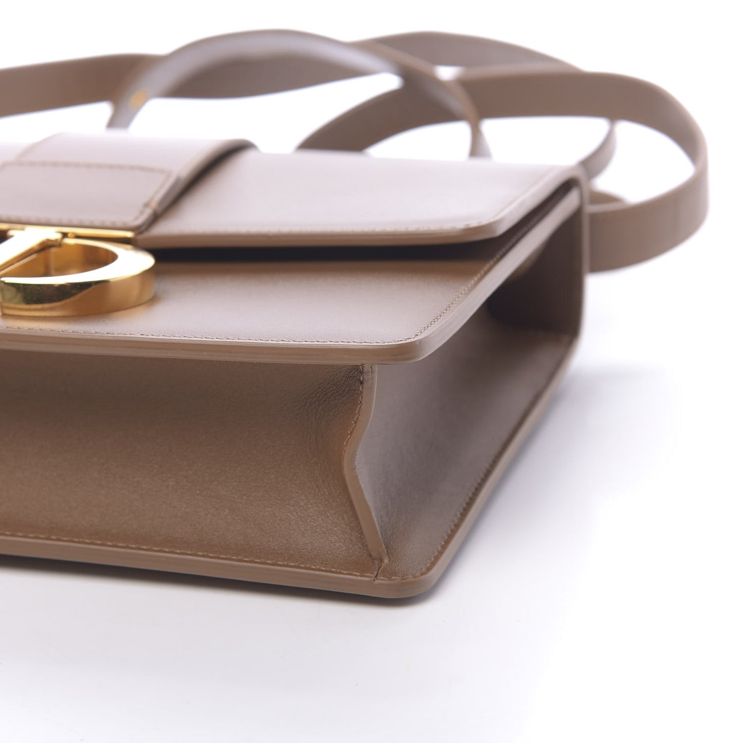 Smooth Calfskin 30 Montaigne Flap Bag Brown