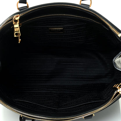 Prada Saffiano Large Galleria Double Zip Tote Black 5 of 9