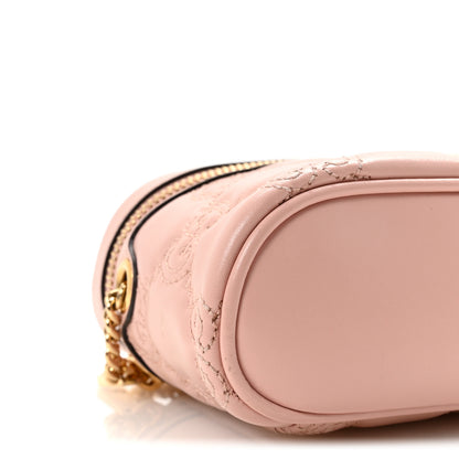 Gucci Calfskin GG Matelasse Mini Top Handle Bag Perfect Pink 8 of 10