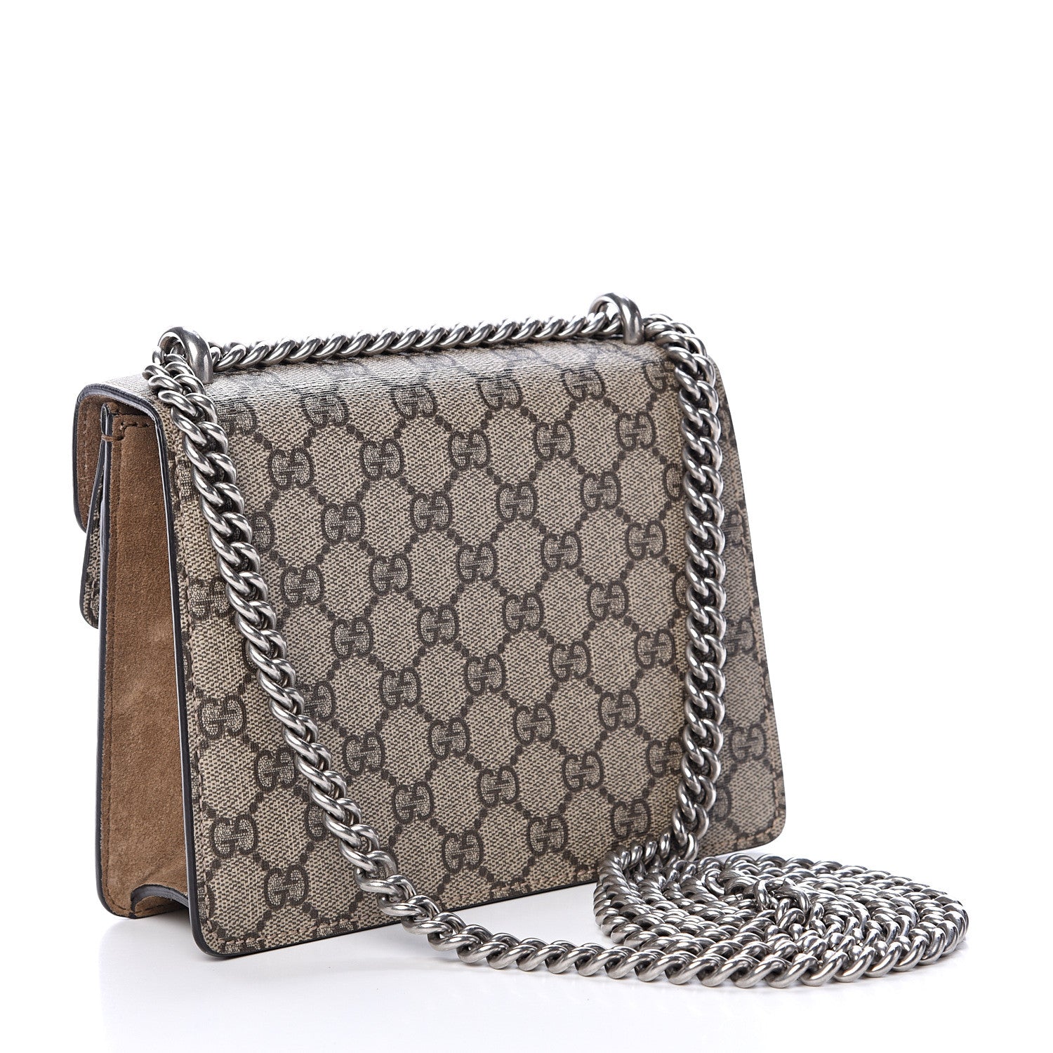 Gucci GG Supreme Monogram Mini Dionysus Shoulder Bag Taupe 2 of 14