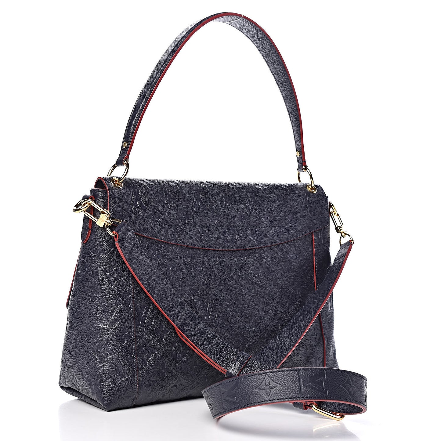 Empreinte Blanche MM Marine Rouge
