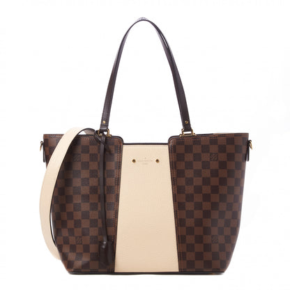 Louis Vuitton Damier Ebene Jersey Creme 1 of 9