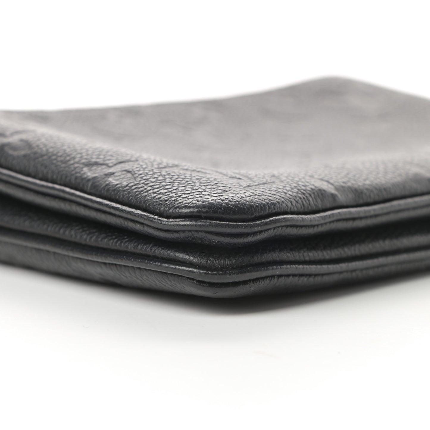 Empreinte Double Zip Pochette Black