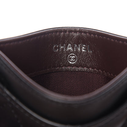 Chanel Lambskin Quilted Card Holder Black 5 of 7