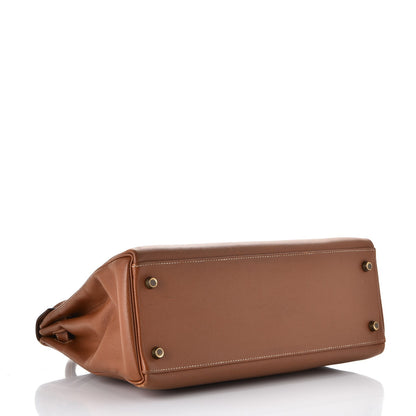 Hermes Courchevel Kelly Retourne 32 Gold 4 of 44