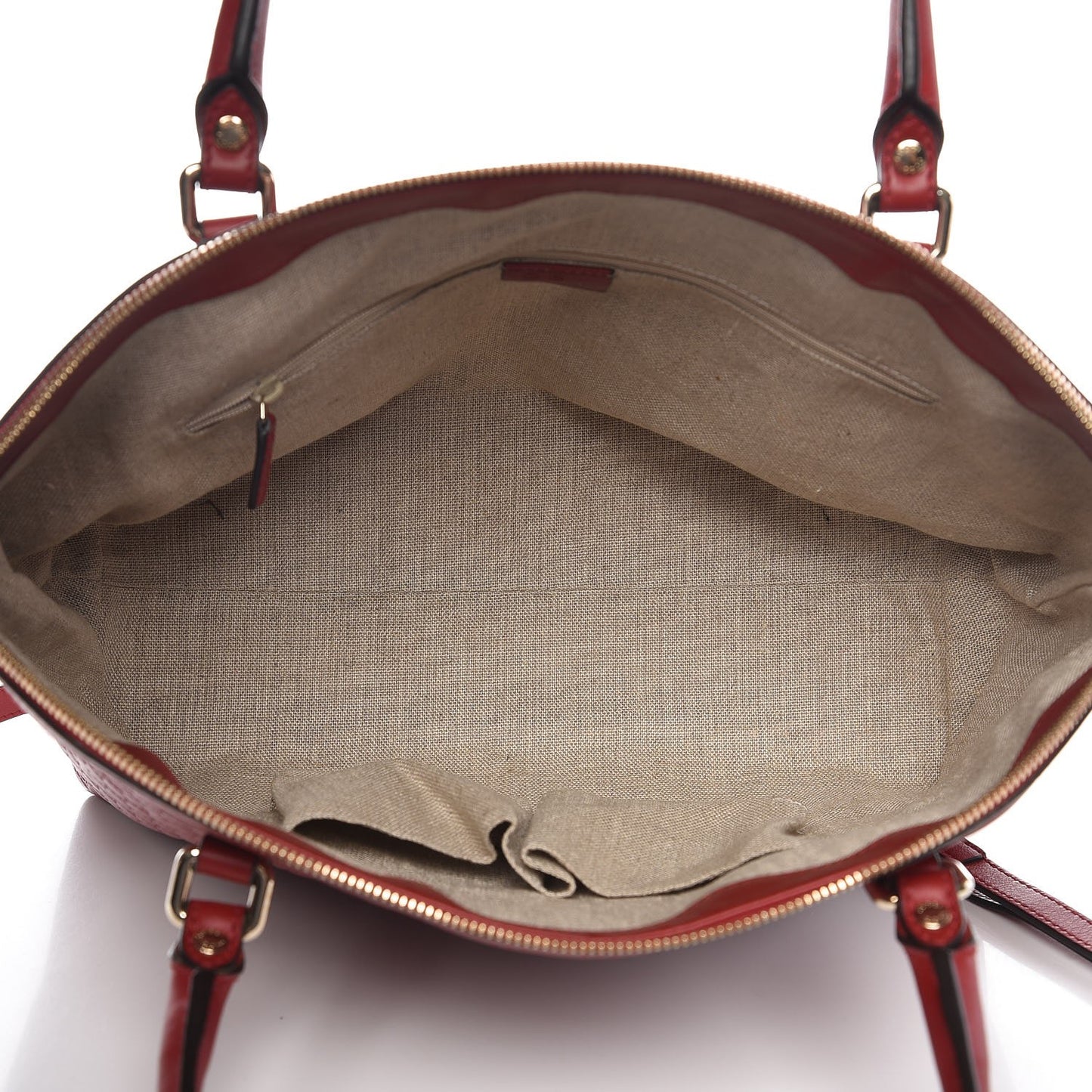 Soft Microguccissima Dome Satchel Red