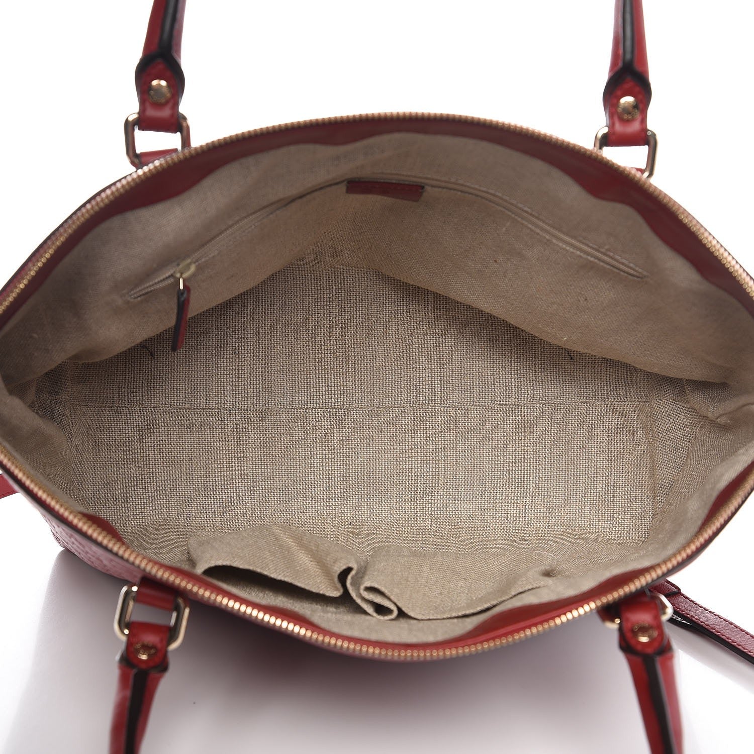 Gucci Soft Microguccissima Dome Satchel Red 5 of 8