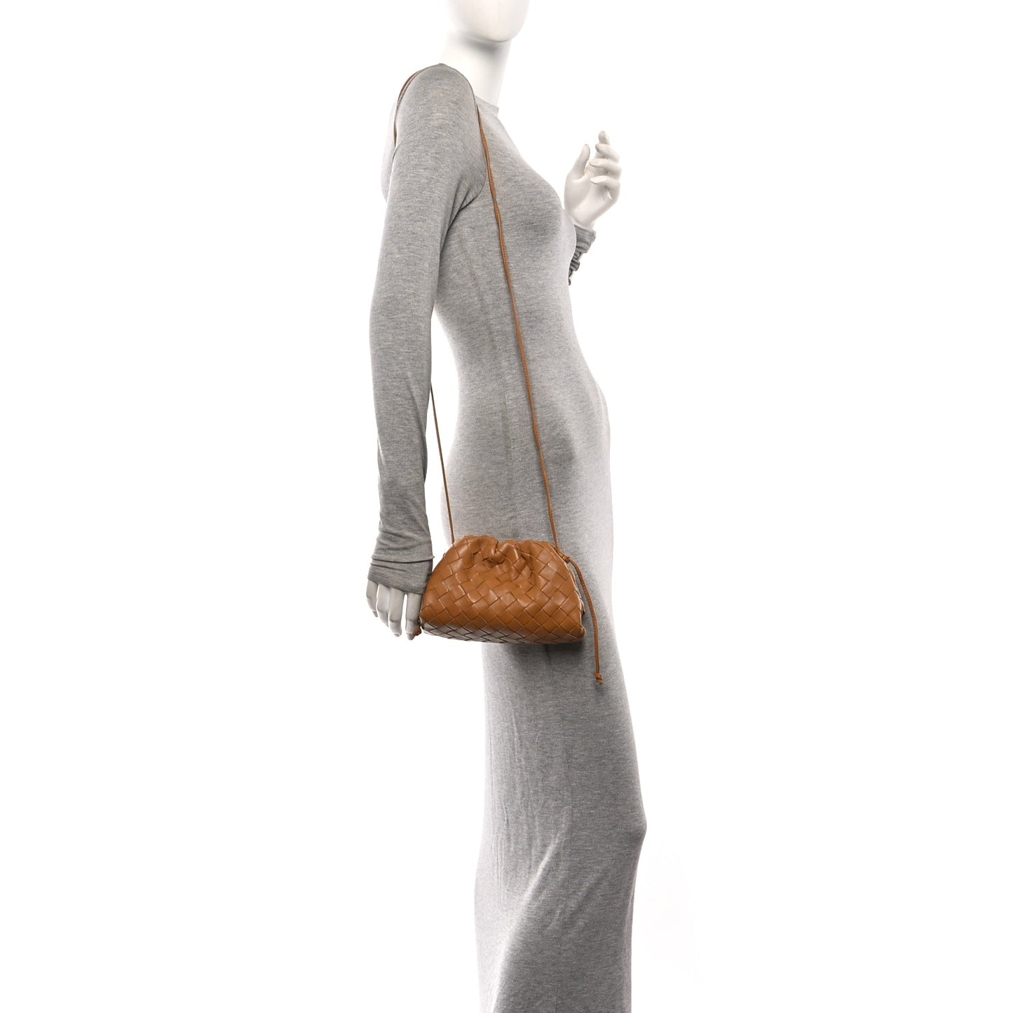 Nappa Intrecciato The Mini Pouch Carmel