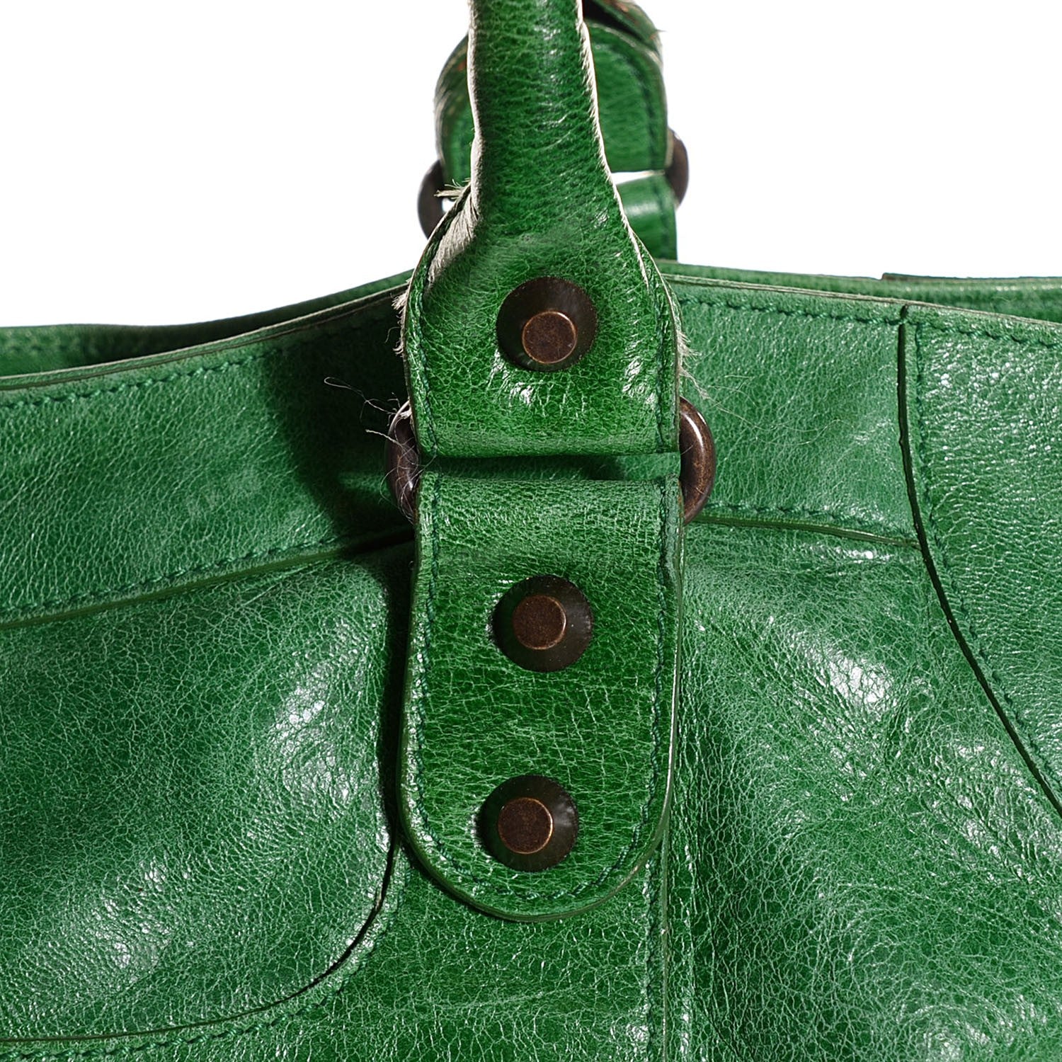 Balenciaga Chevre Classic Hardware Part Time Vert Gazon 10 of 16