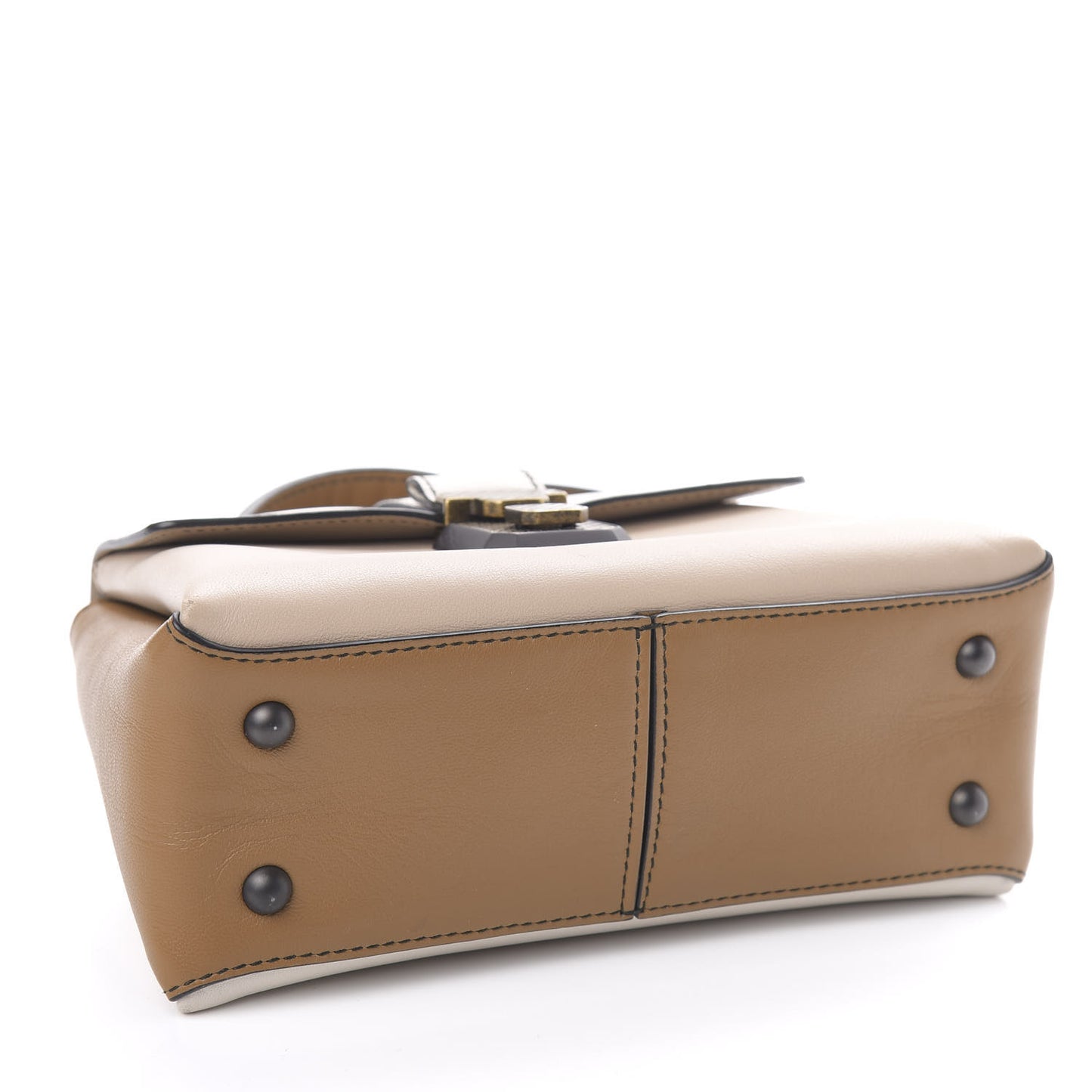 Nappa Multicolor Mini Piazza Bag Mink