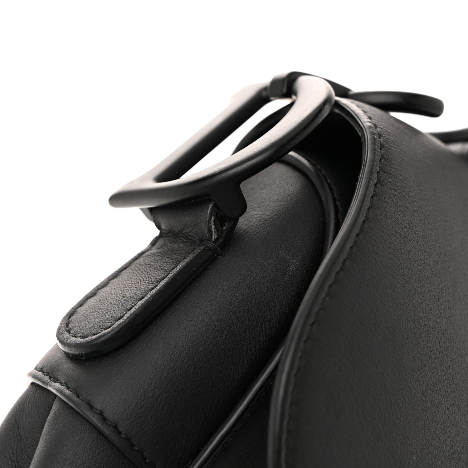 Christian Dior Ultra Matte Calfskin Saddle Bag Black 12 of 14