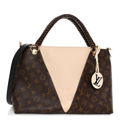 Louis Vuitton Monogram Braided V Tote MM Creme 1 of 8