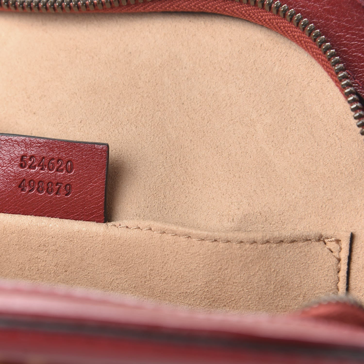 Gucci Piuma Lux Calfskin Small Re(Belle) Crossbody Bag Romantic Cerise 9 of 10